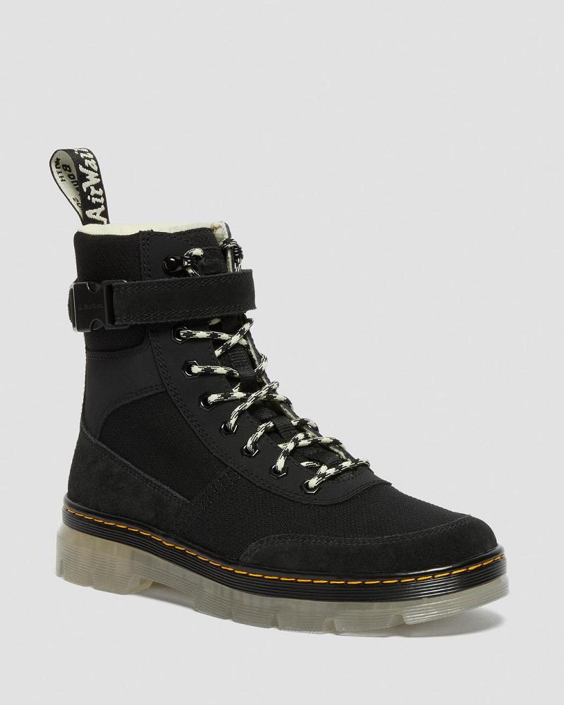 Dr Martens Combs Tech Iced Enkellaars Heren Zwart | NL 362GSO